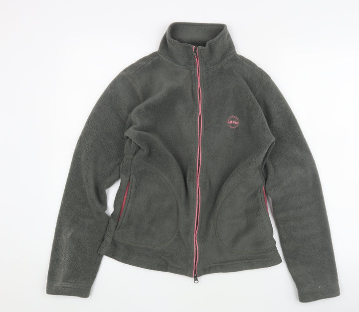 Chilli Pepper Women's Grey Fleece Jacket, Size 1, Full Zip