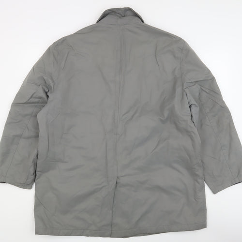 Next Men's Grey Overcoat - Size L, Formal Wear