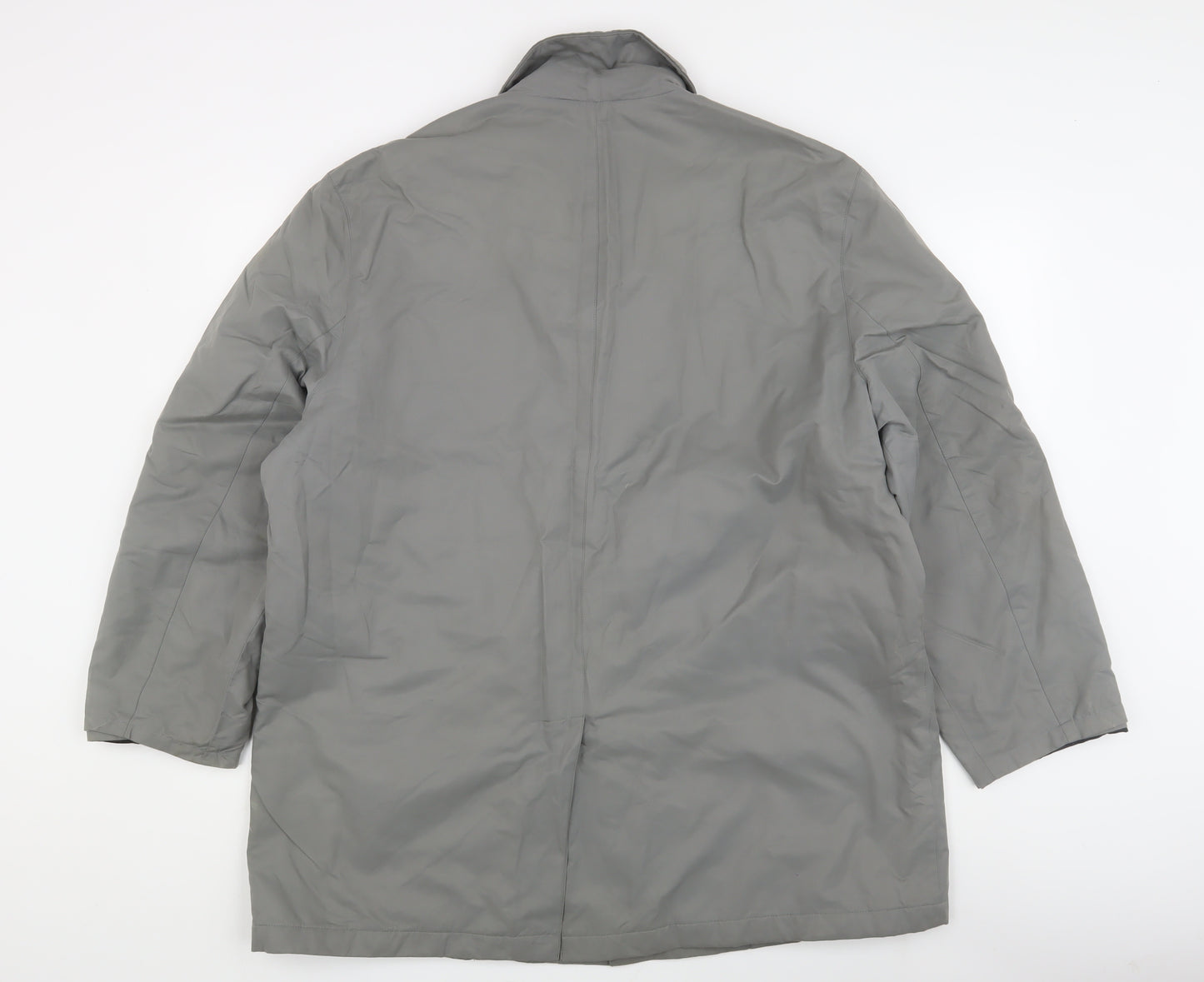 Next Men's Grey Overcoat - Size L, Formal Wear