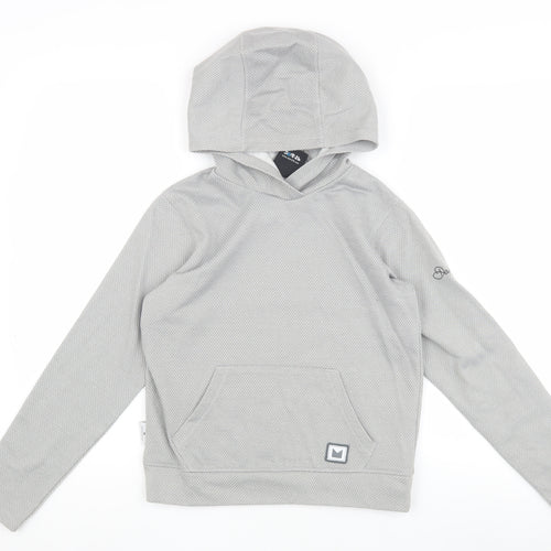 Millennium Boys Grey Pullover Hoodie 11-12 Yrs Regular Fit