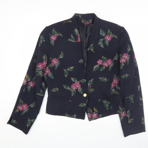 Viyella Women's Floral Blazer Multicoloured Size 10