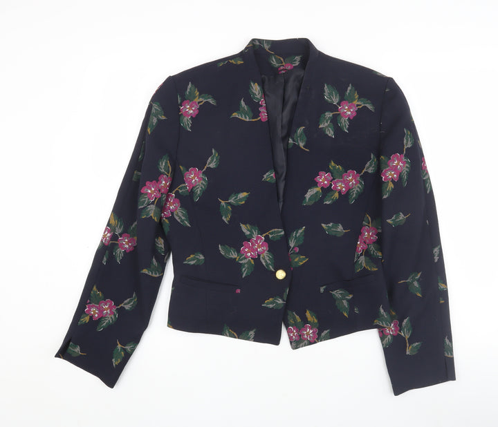 Viyella Women's Floral Blazer Multicoloured Size 10