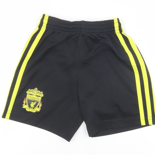 Adidas Boys Black Football Shorts, Size 2 Years