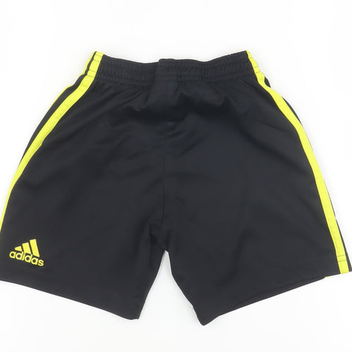 Adidas Boys Black Football Shorts, Size 2 Years