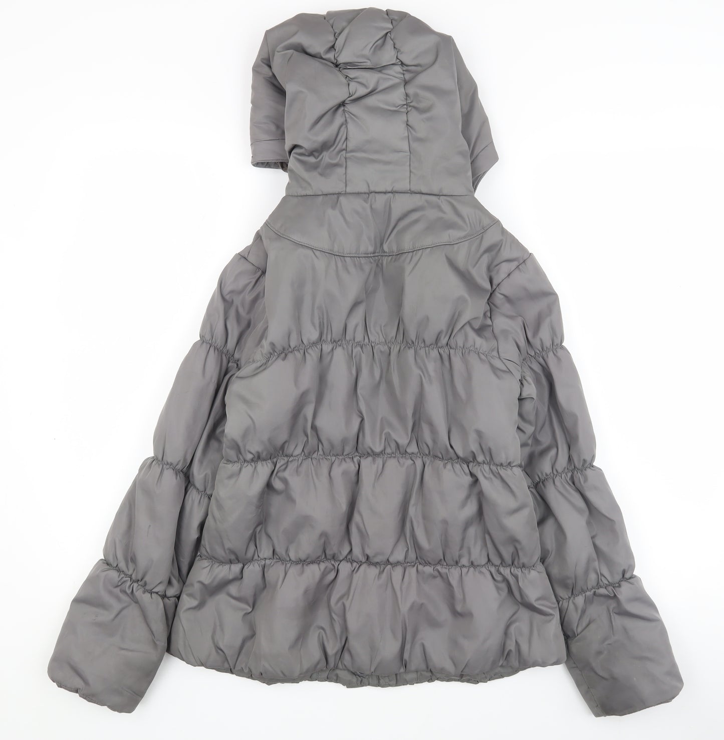 Marks and Spencer Girls Grey Puffer Jacket 11-12 Years