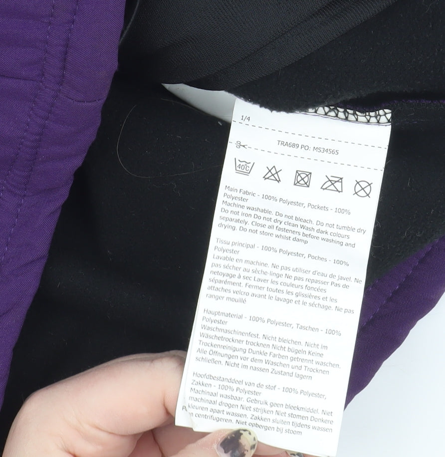 Regatta Women's Purple Size 16 Jacket, Full Zip, Casual