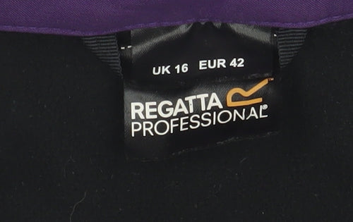 Regatta Women's Purple Size 16 Jacket, Full Zip, Casual