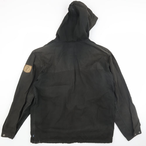 Fjällräven Men's Black Hooded Windbreaker Jacket M