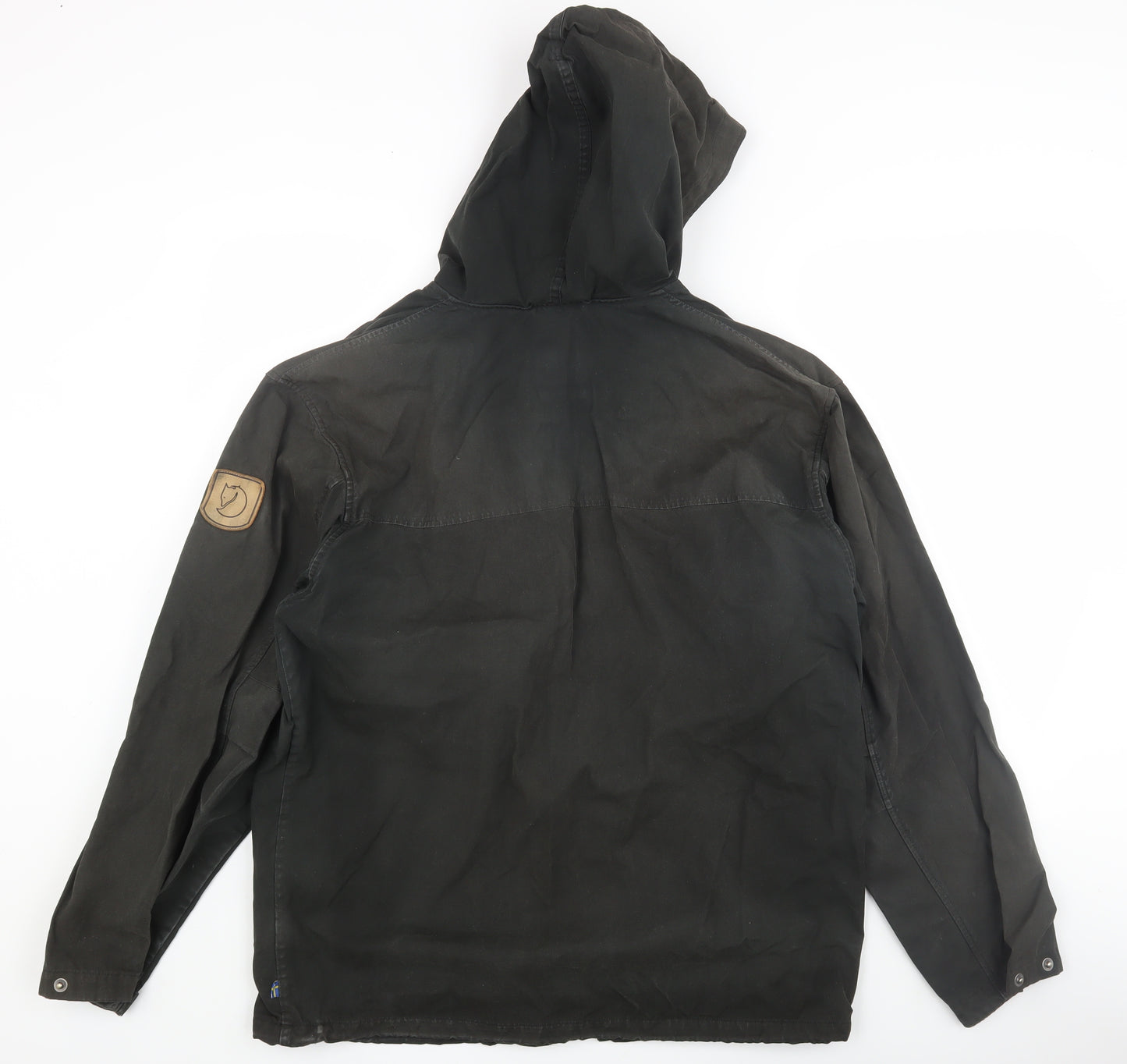 Fjällräven Men's Black Hooded Windbreaker Jacket M