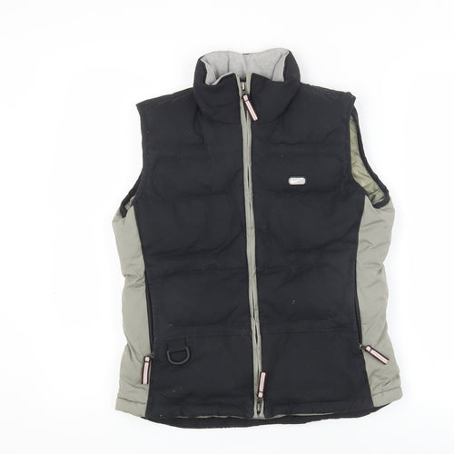 Nike Women's Black Puffer Waistcoat, Size S, Casual Style