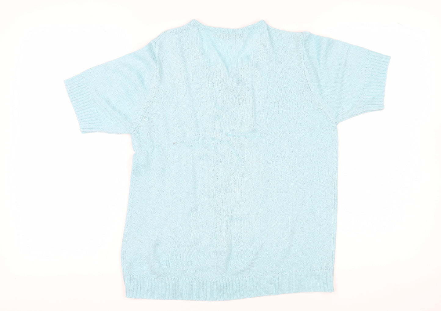 Honor Millburn Women's Blue V-Neck Pullover Jumper M