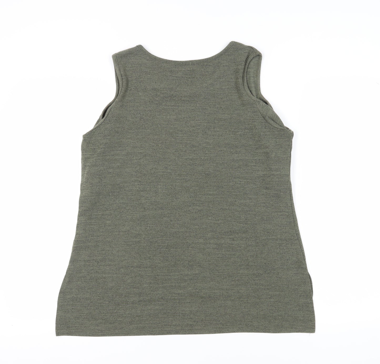 Apricot Women's Green Sleeveless Basic Tank Top