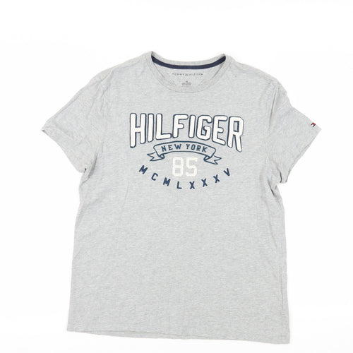 Tommy Hilfiger Men's Grey S Graphic T-Shirt