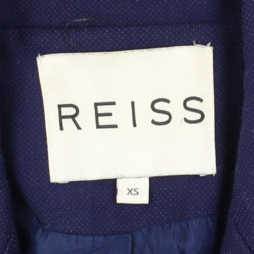 Reiss Women's Blue XS Double-Breasted Blazer