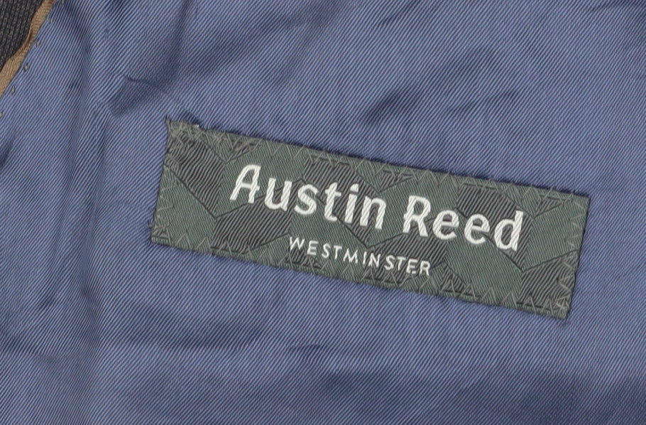 Austin Reed Men's Black Blazer, 46L Regular Fit