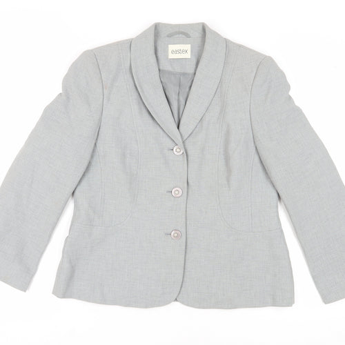 Eastex Women's Grey Suit Jacket, Size 12