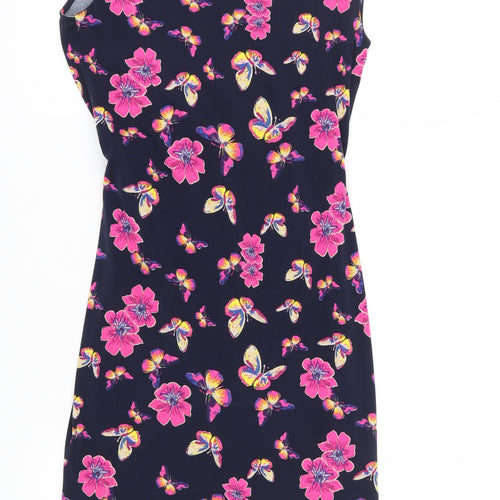 Laura Ashley Women's Multicoloured Bodycon Dress Size 10
