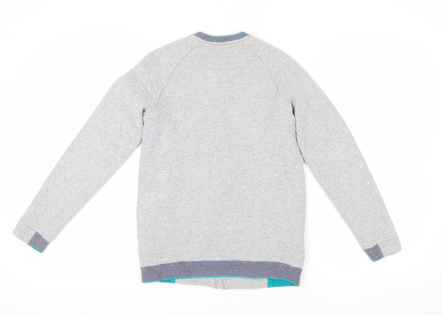 Baker by Ted Baker Boys Grey Full Zip Sweatshirt 11-12Y