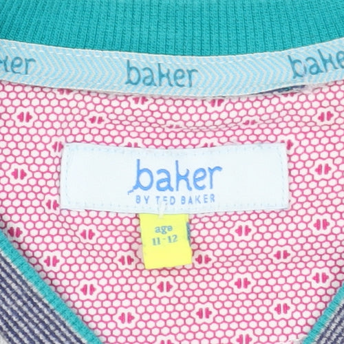 Baker by Ted Baker Boys Grey Full Zip Sweatshirt 11-12Y