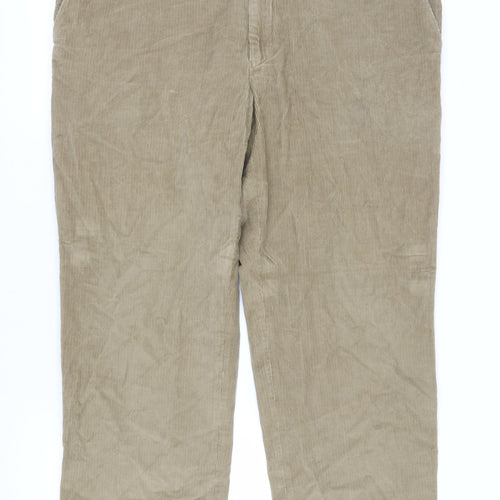 Marks and Spencer Beige Corduroy Trousers 42