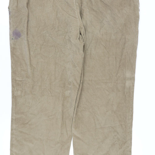 Marks and Spencer Beige Corduroy Trousers 42