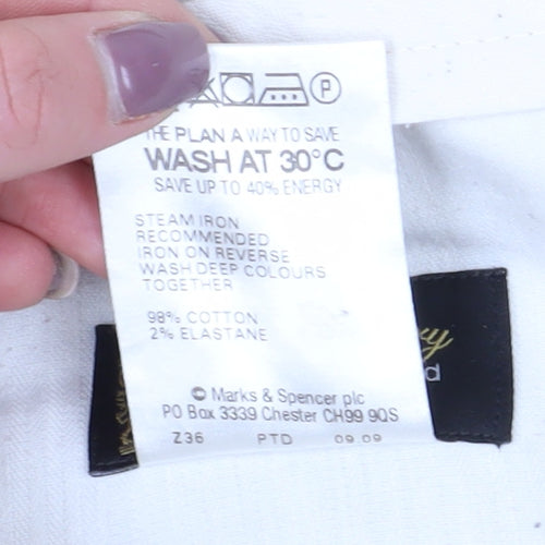 Marks and Spencer Beige Corduroy Trousers 42