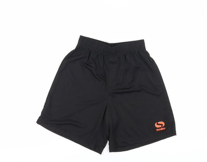 Sondico Boys Black Athletic Shorts 13 Years