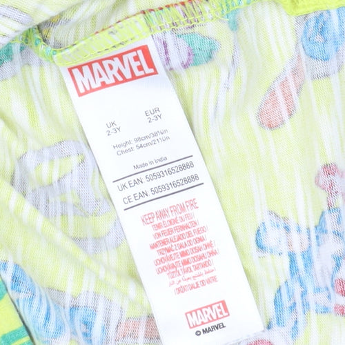 Marvel Boys Multicoloured 2-3 Years Avengers T-Shirt