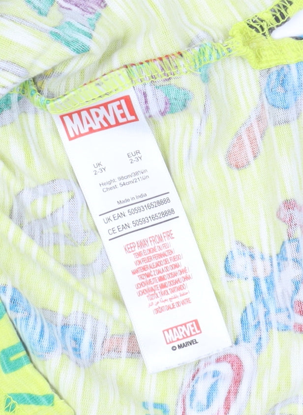 Marvel Boys Multicoloured 2-3 Years Avengers T-Shirt