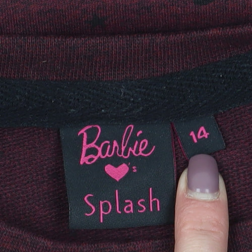 Barbie Pink Women's Logo Sweatshirt, Size S