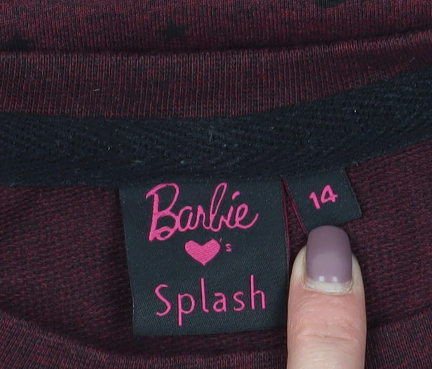 Barbie Pink Women's Logo Sweatshirt, Size S