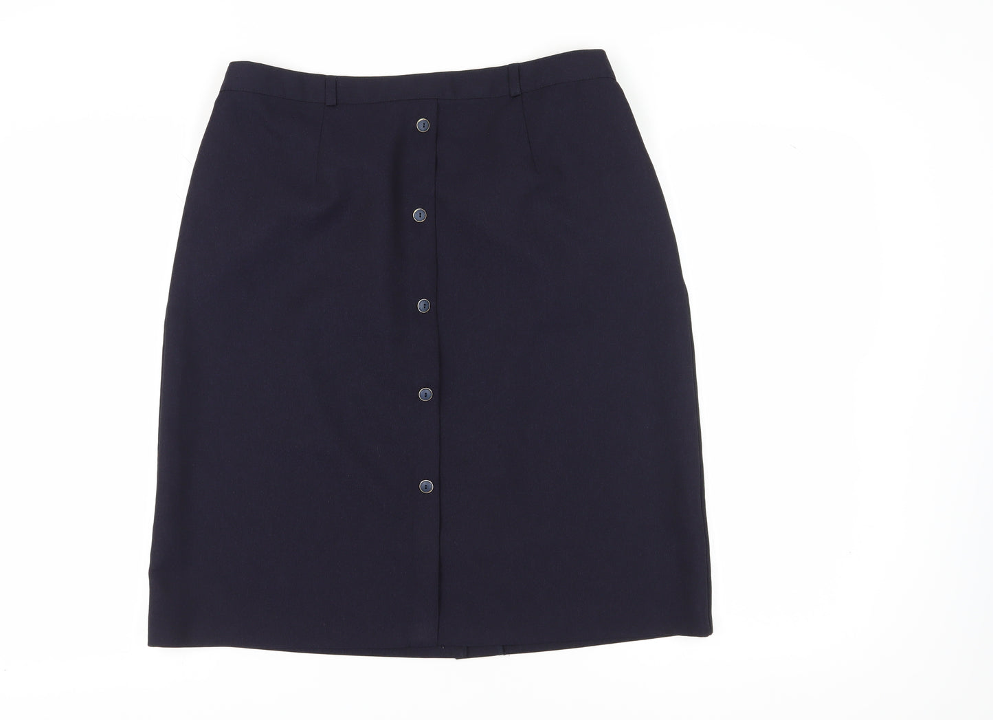 Bertetex Women's Blue Knee Length Pencil Skirt Size 18