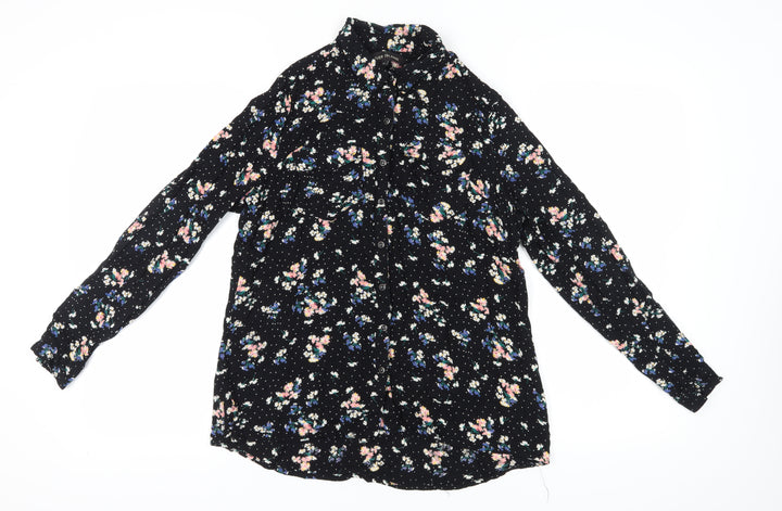 River Island Women's Floral Blouse Multicoloured Size 10