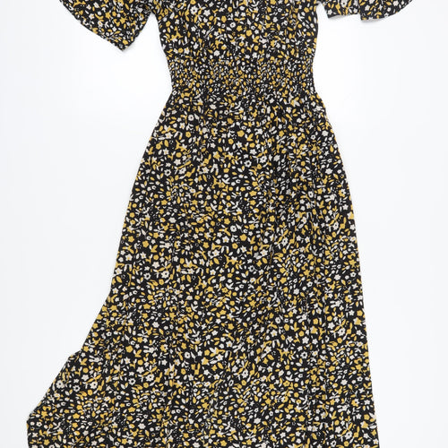 Next Women's Floral A-Line Midi Dress, Size 10