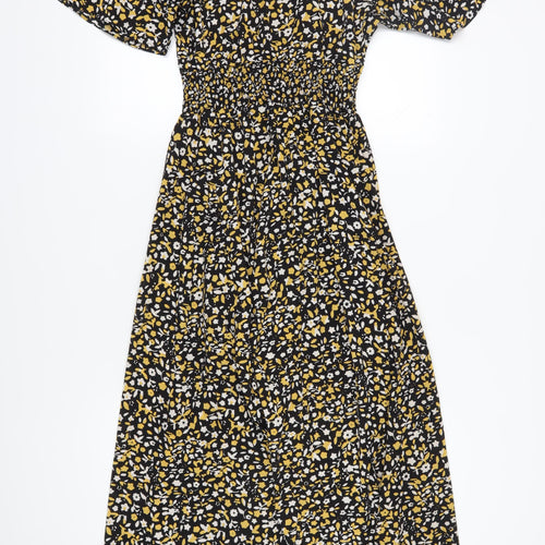 Next Women's Floral A-Line Midi Dress, Size 10