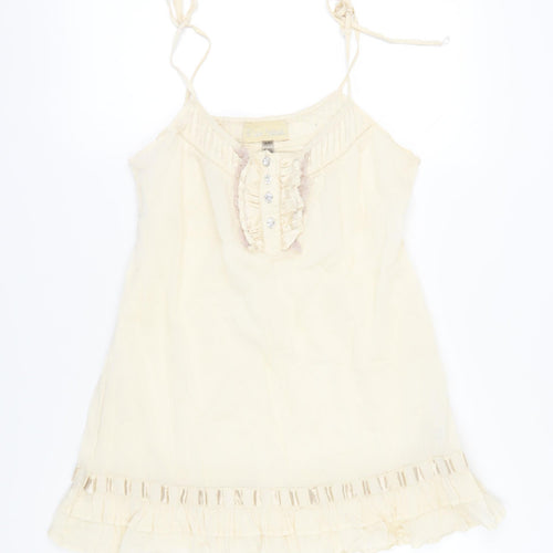 River Island Ivory Camisole Tank Top - Women's Size 12