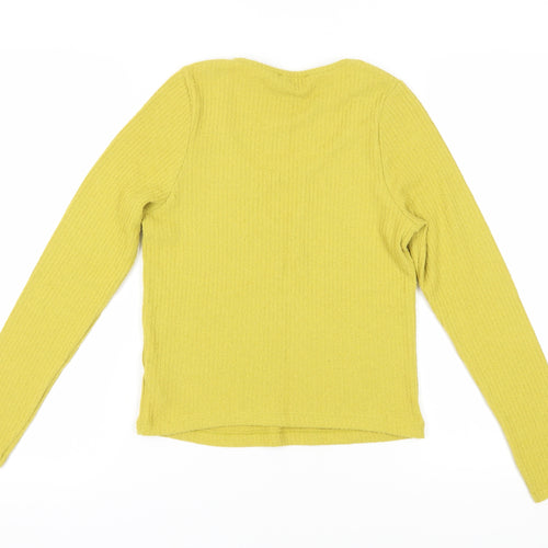 New Look Women's Yellow Pullover Jumper Size 12