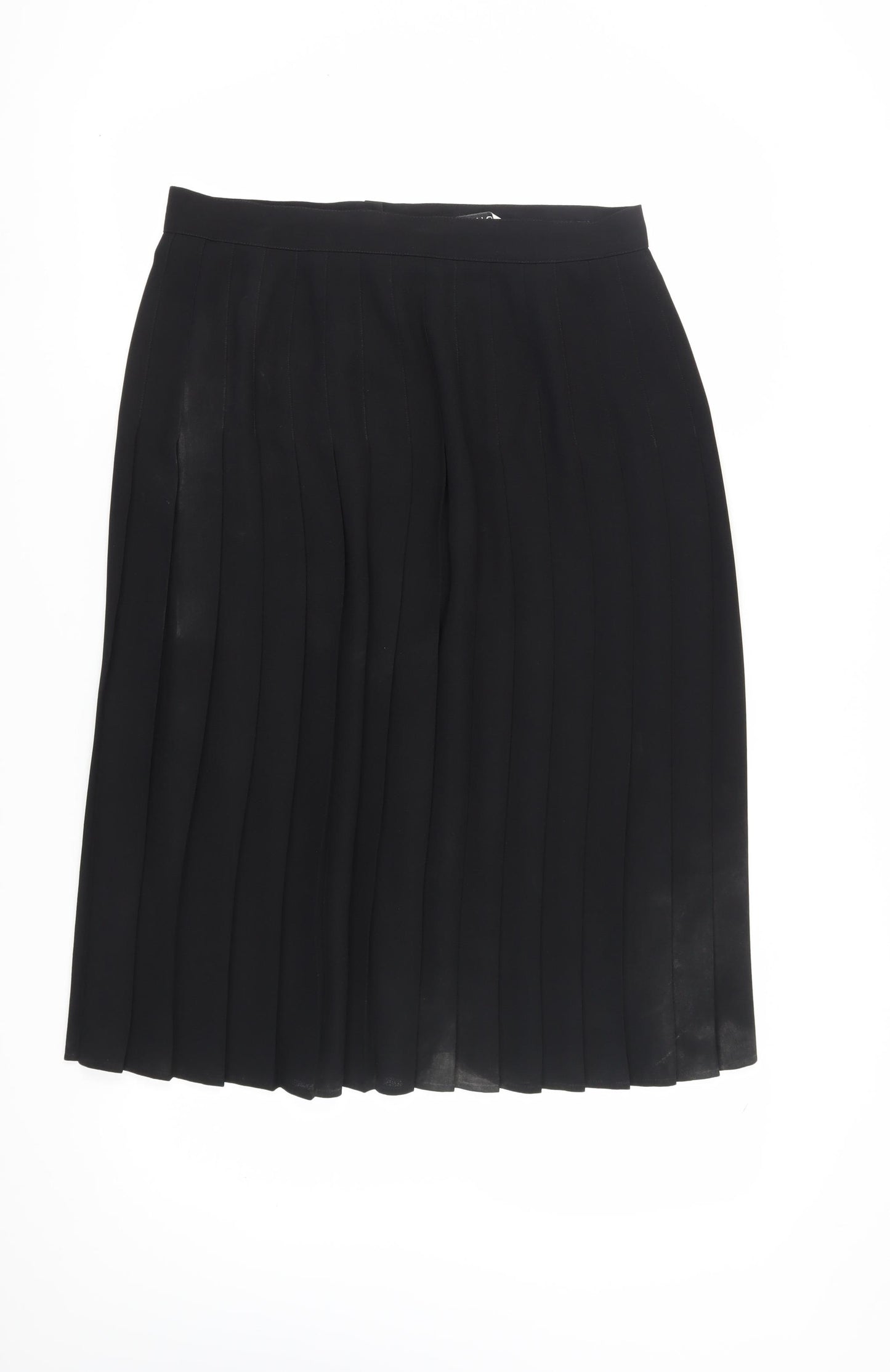 Amaranto Women's Black Pleated Skirt Size 18 Casual