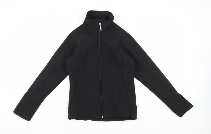 O Neills Women's Black Soft Shell Jacket Size 8