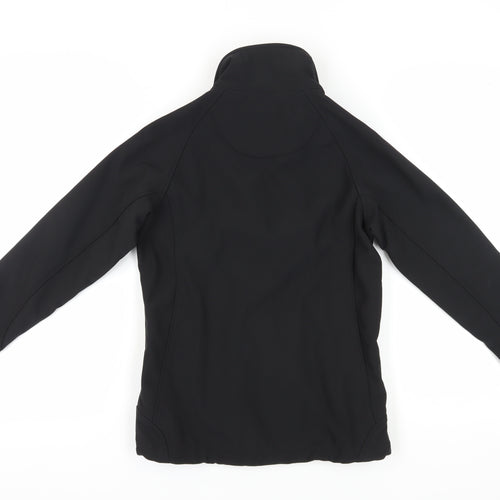 O Neills Women's Black Soft Shell Jacket Size 8