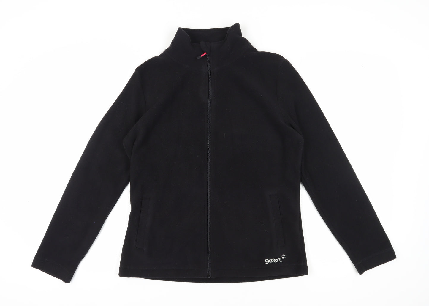 Gelert Women's Black Fleece Jacket 12 Zip Casual