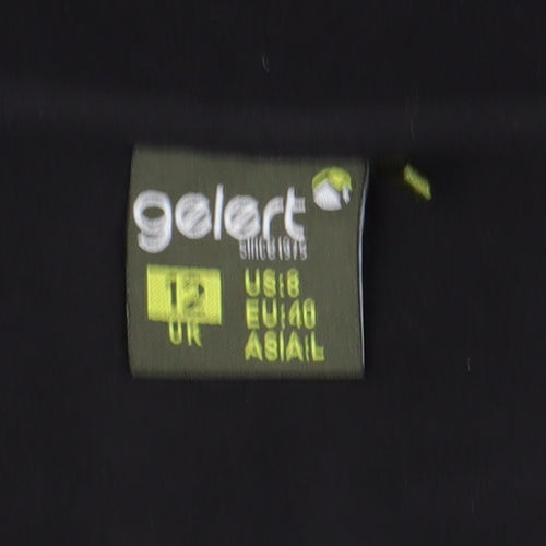 Gelert Women's Black Fleece Jacket 12 Zip Casual