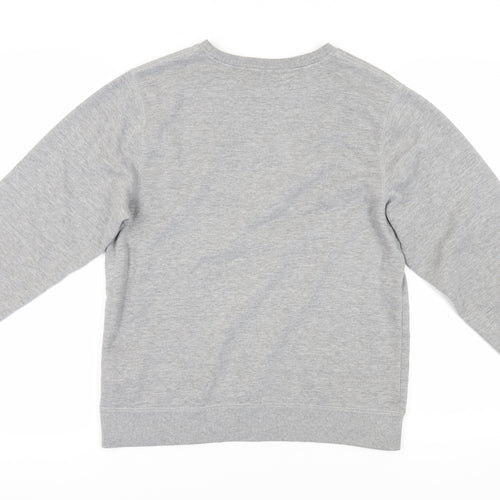 Converse Kids Grey XL Pullover Sweatshirt with Logo