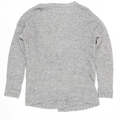 Jacqueline de Yong Women's Grey Cardigan V-Neck L