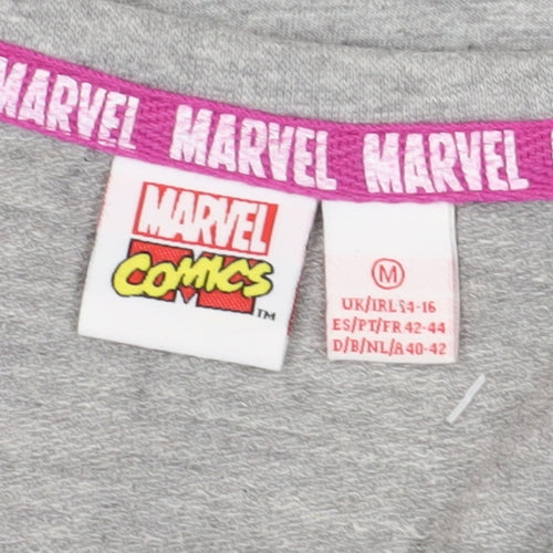 Marvel Women's Grey 14 Comics Superhero Pullover Sweatshirt