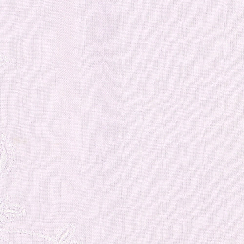 Eastex Women's Purple Button-Up Top, Size 16, Embroidered