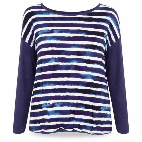 Joules Women's Blue Striped Knit T-Shirt XS