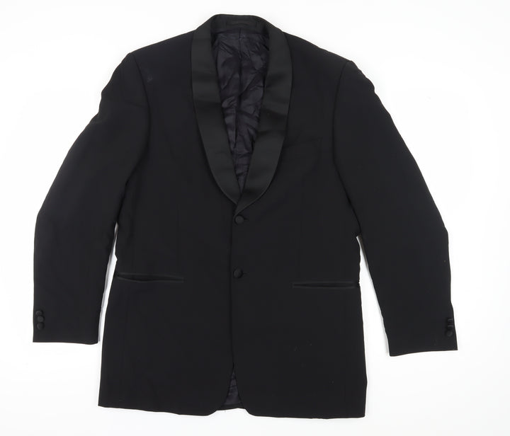 Pierre Cardin Black Men's Long Tuxedo Jacket 40L