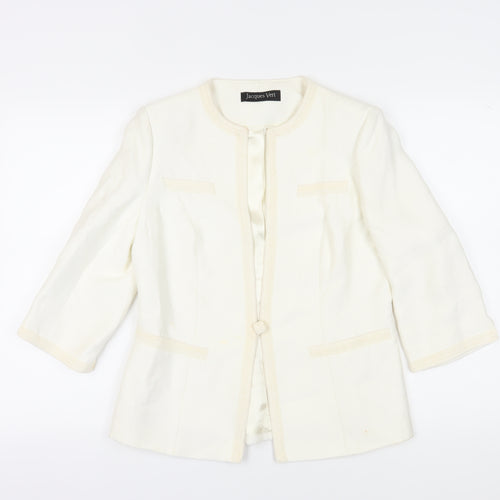 Jacques Vert Women's Ivory Suit Jacket Size 12