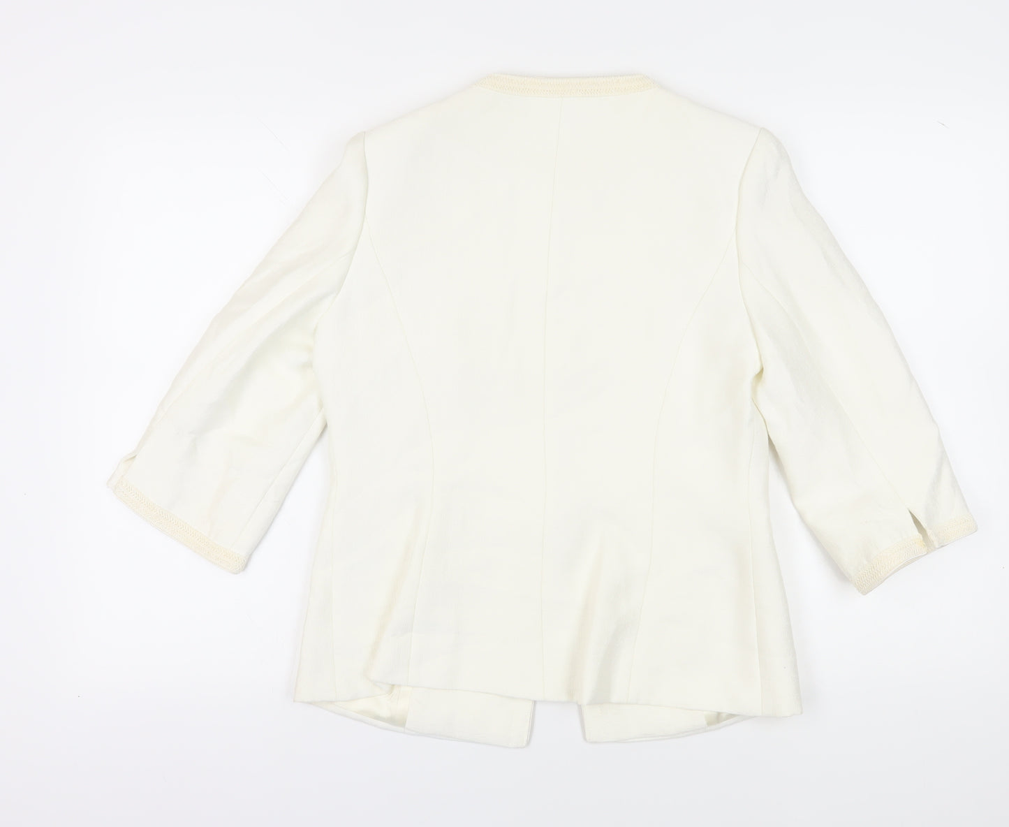 Jacques Vert Women's Ivory Suit Jacket Size 12